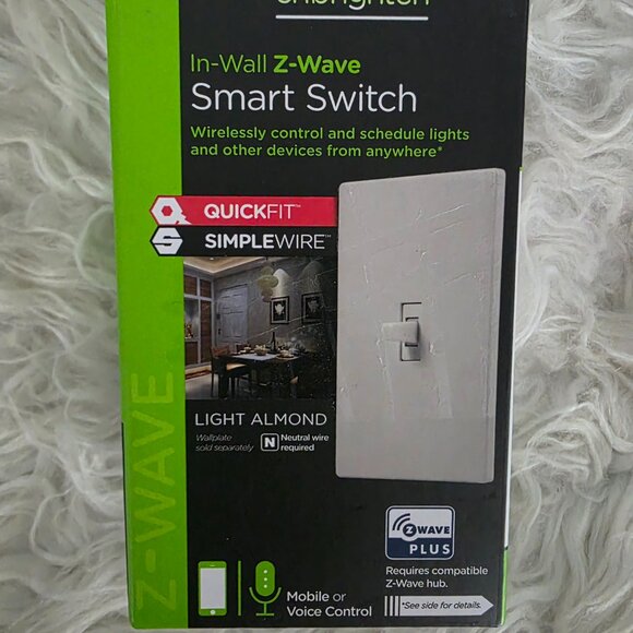 NWT Enbrighten In-Wall Z-Wave Smart Switch- 2 Pack Set- Ivory - Picture 2 of 8